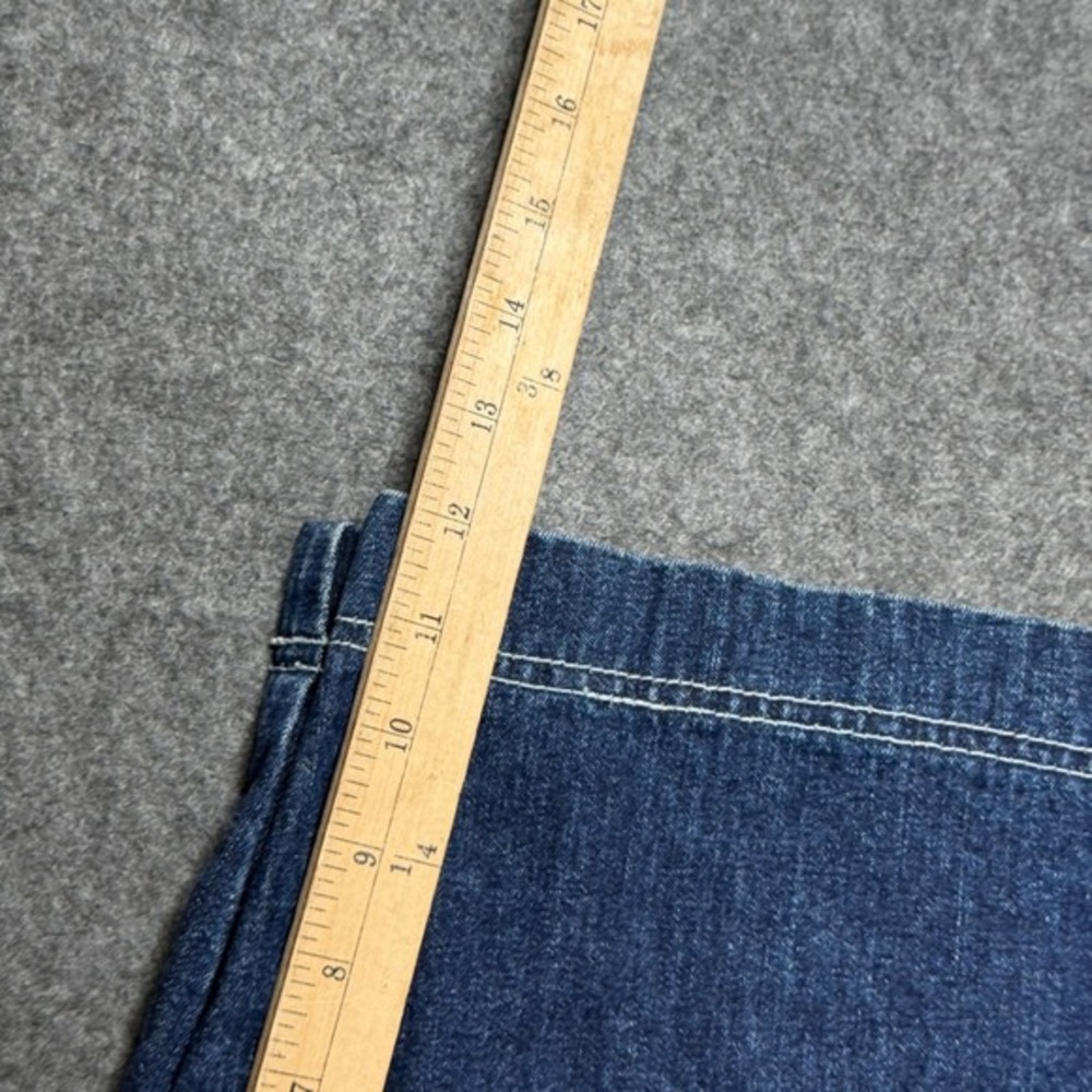 Vintage Guess Jeans Mens 36 Denim Shorts Indigo Logo Tape Baggy Made in USA SS - Picture 5 of 10
